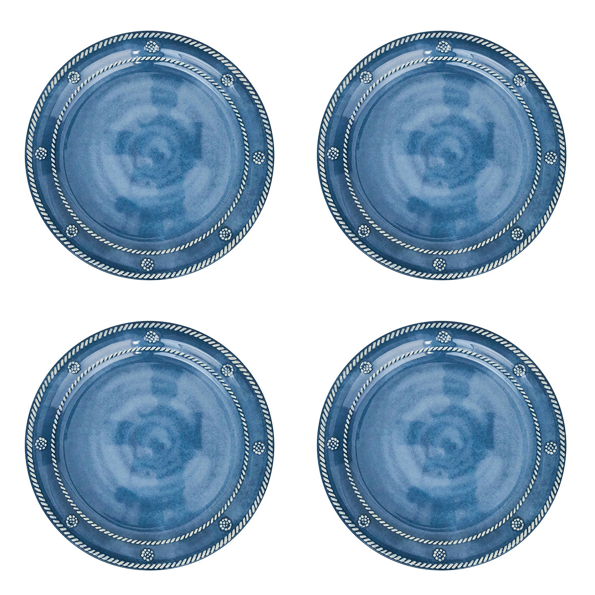 An image of Juliska Berry & Thread Melamine Dessert / Salad Plate Set of 4