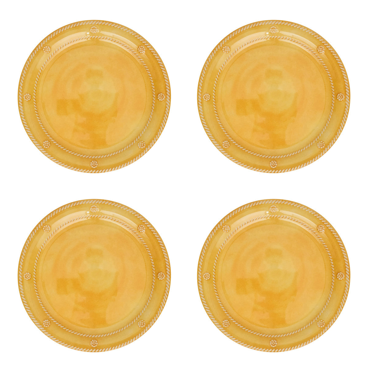 An image of Juliska Berry & Thread Melamine Dessert / Salad Plate Set of 4