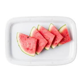 Juliska Berry & Thread Melamine 16" Tray - Whitewash