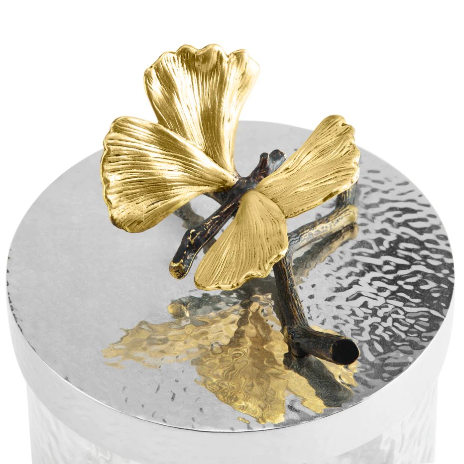 An image of Michael Aram Butterfly Ginkgo Canister
