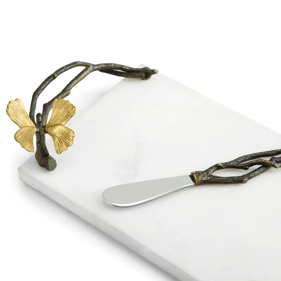 An image of Michael Aram Butterfly Ginkgo Cheeseboard