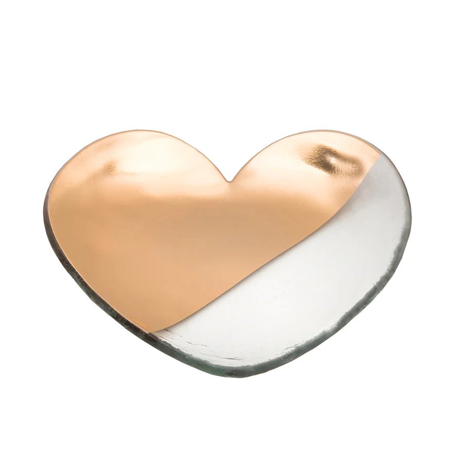 Annieglass Mod 7" Heart Plate