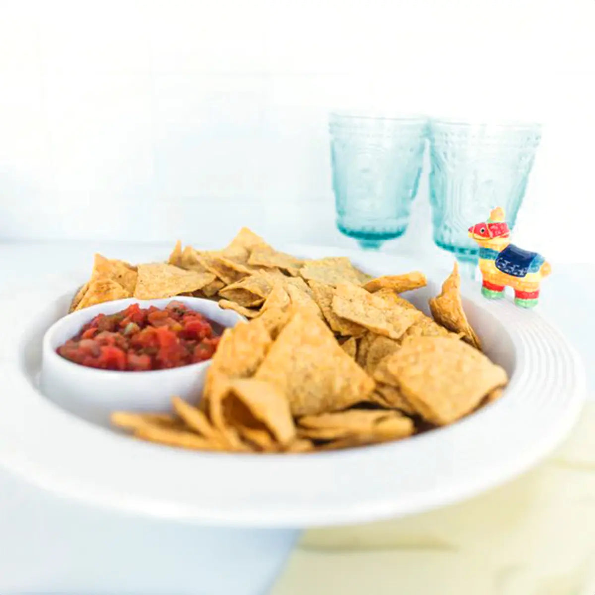 An image of Nora Fleming Melamine Chip and Dip Bowl