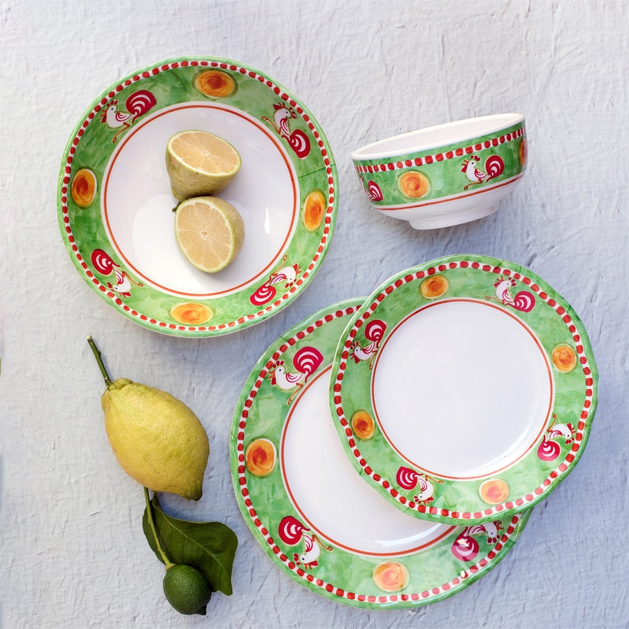 An image of Vietri Campagna Melamine Gallina Dinner Plate
