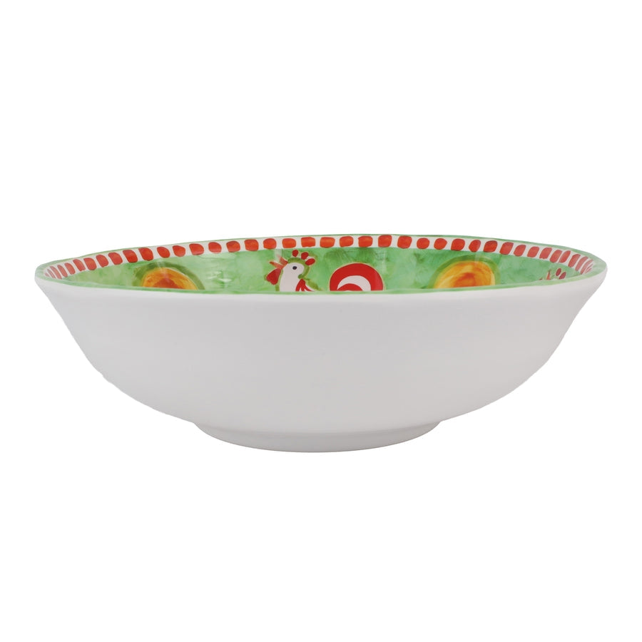 An image of Vietri Campagna Melamine Gallina Large Serving Bowl