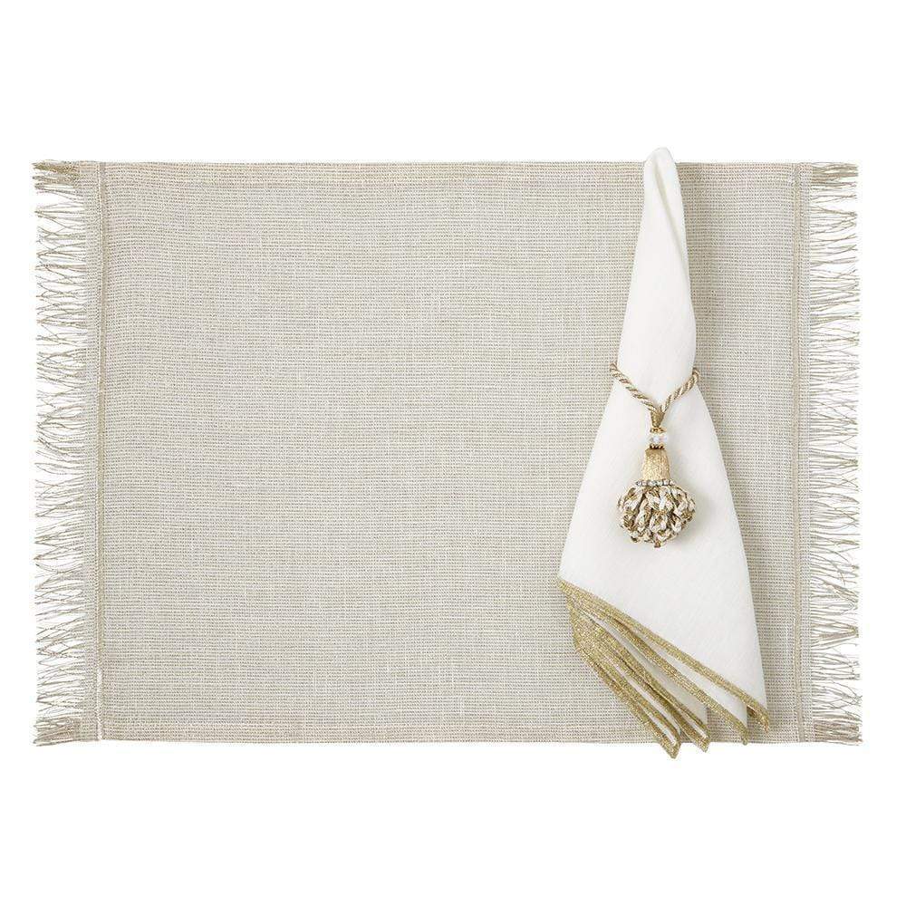An image of Mode Living Bel Air Metallic Dinner Napkin - Set of 4