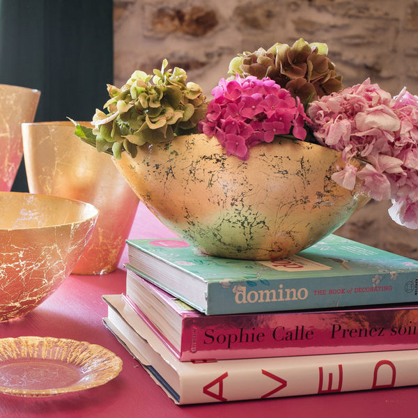 An image of Vietri Moon Glass Envelope Bowl