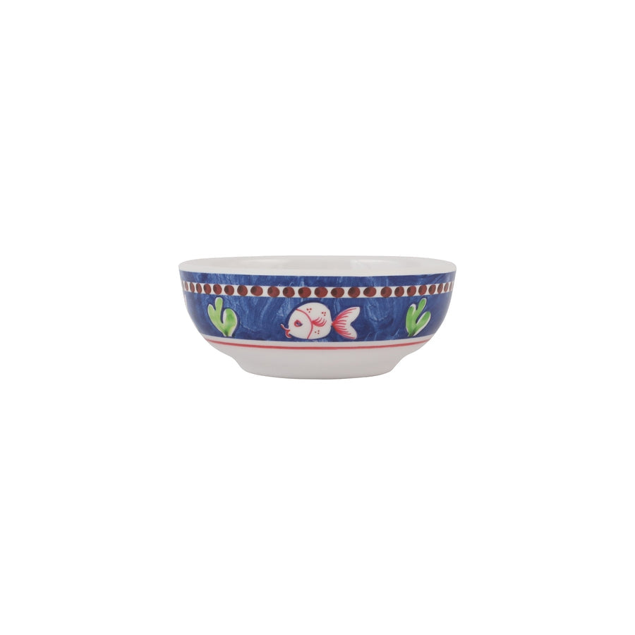 Vietri Campagna Melamine Pesce Olive Oil Bowl