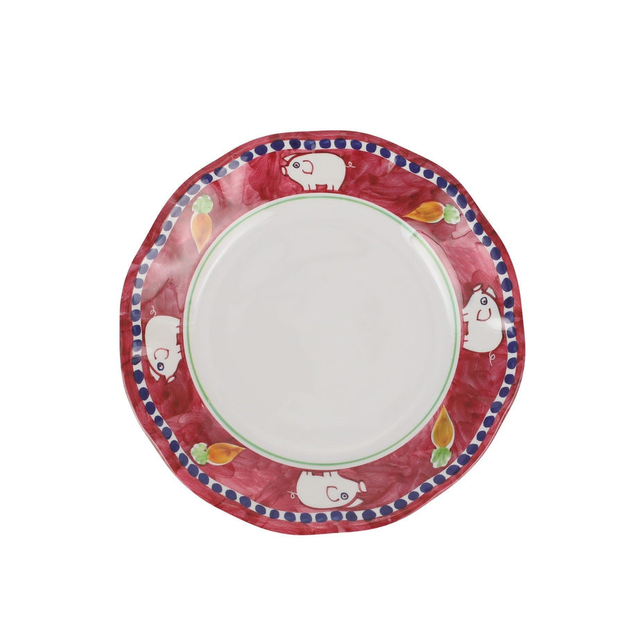 An image of Vietri Campagna Melamine Porco Salad Plate