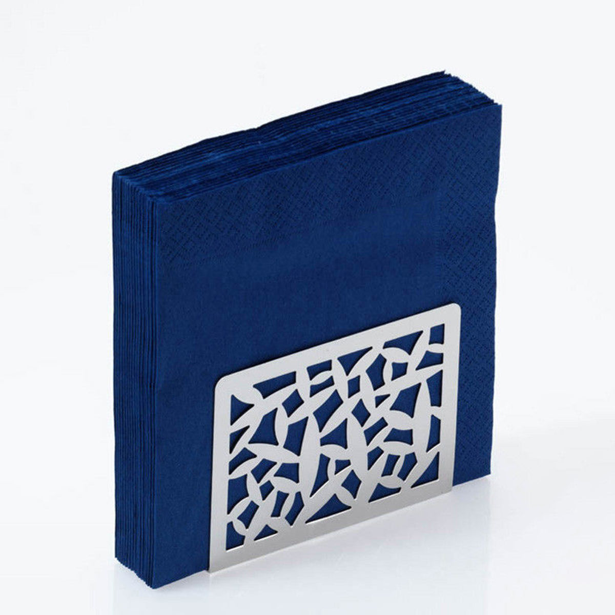 An image of Alessi Marta Sansoni Cactus! Stainless Steel Open Work Napkin Holder