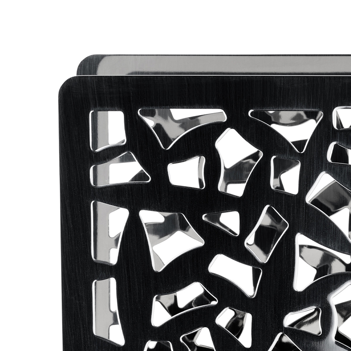 An image of Alessi Marta Sansoni Cactus! Stainless Steel Open Work Napkin Holder