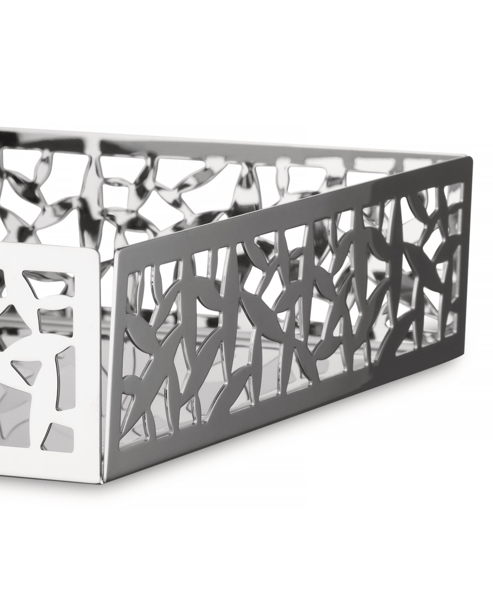 An image of Alessi Marta Sansoni Cactus! Flat Stainless Steel Napkin Holder