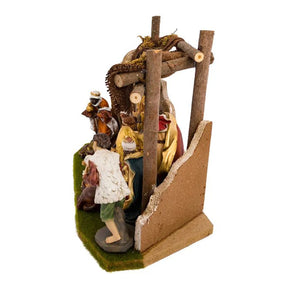 Kurt Adler Nativity Set With Stable - Set of 12