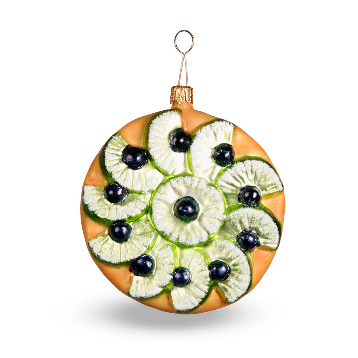 Winter Street Blueberry Green Pineapple Tart Ornament