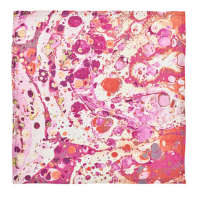 Kim Seybert Slick Napkin - White/Pink/Orange