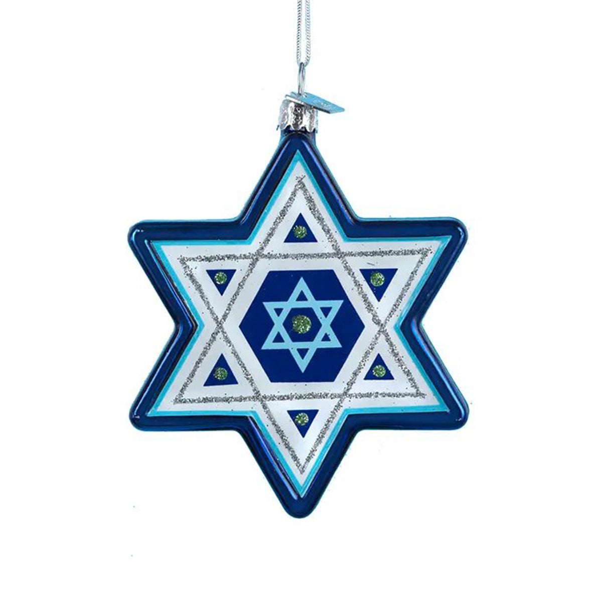 An image of Kurt Adler Noble Gems Hanukkah Ornament