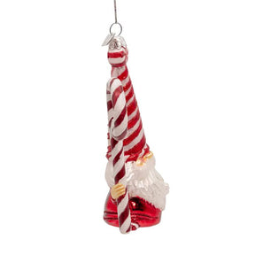 Kurt Adler Noble Gems Peppermint Gnome Ornament