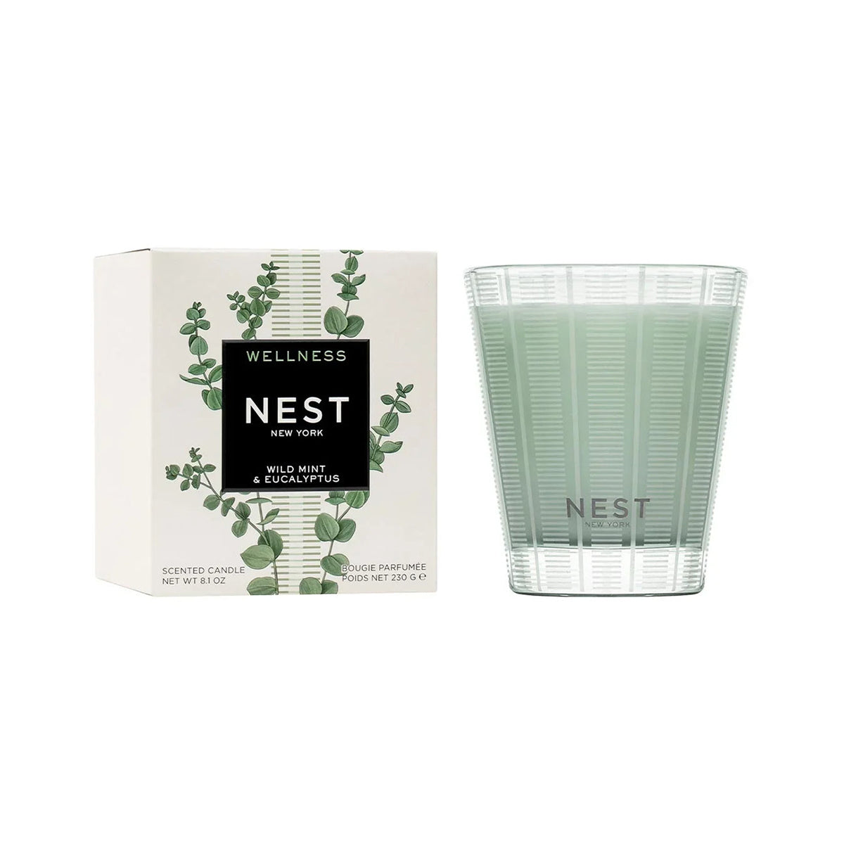 An image of Nest Fragrances Wild Mint & Eucalyptus Classic Candle 8.1 oz