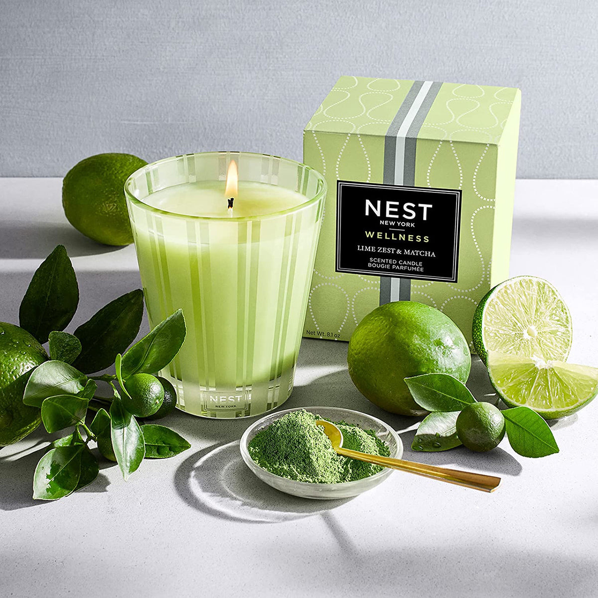 Nest Fragrances Lime Zest & Matcha Classic Candle 8.1 oz