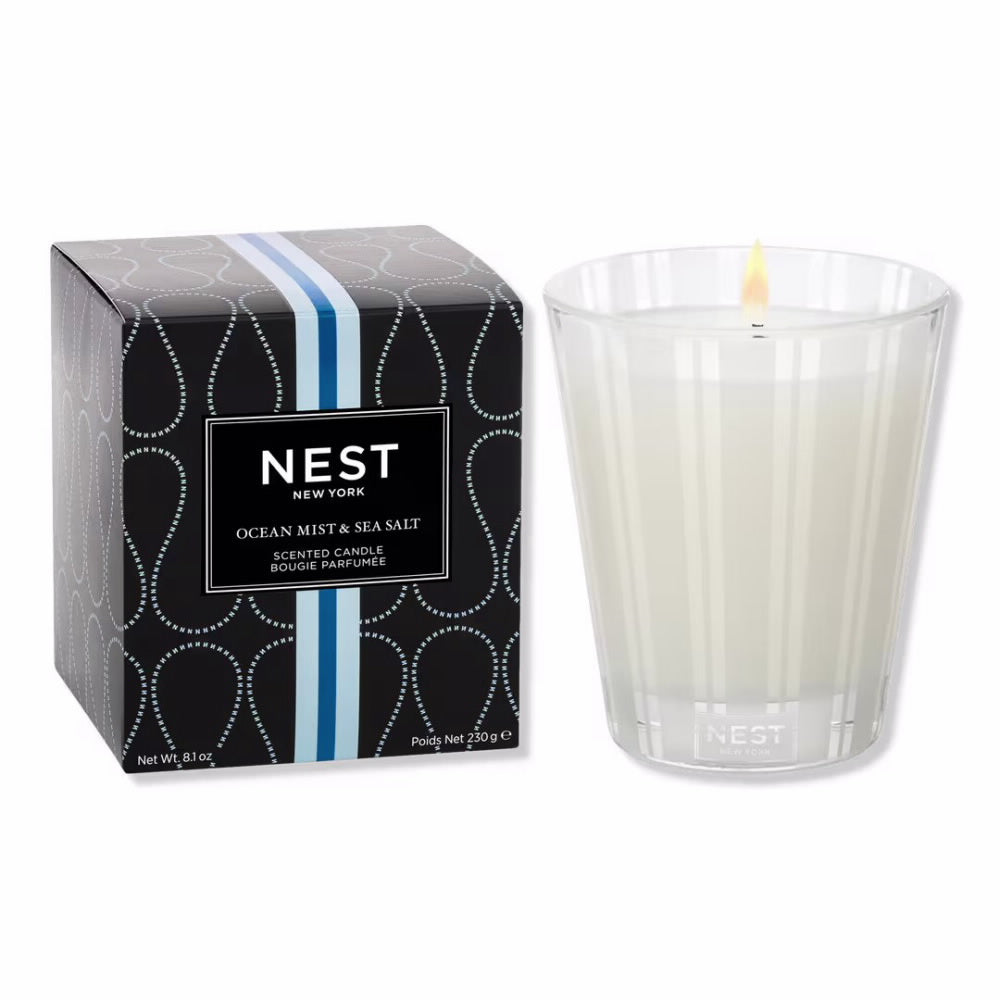 An image of Nest Fragrances Ocean Mist & Sea Salt Classic Candle 8.1 oz