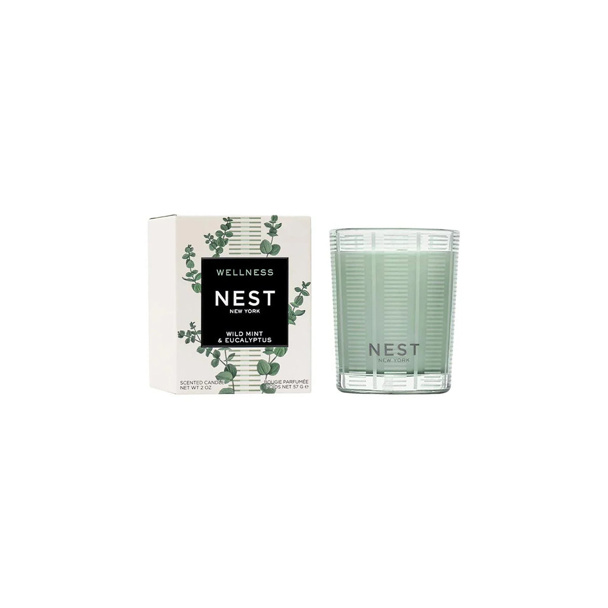 Nest Fragrances Wild Mint & Eucalyptus Votive Candle 2 oz