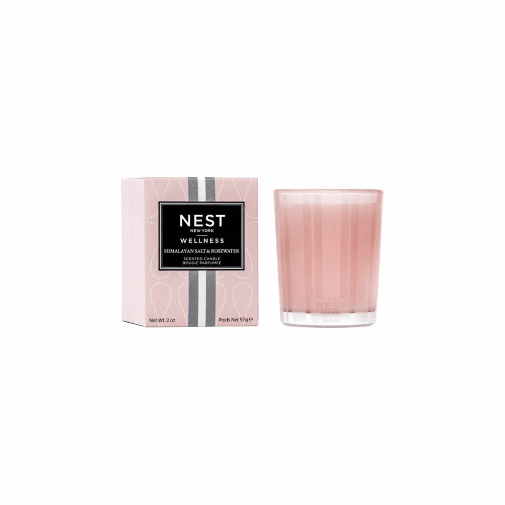 An image of Nest Fragrances Himalayan Salt & Rosewater Votive Candle 2 oz