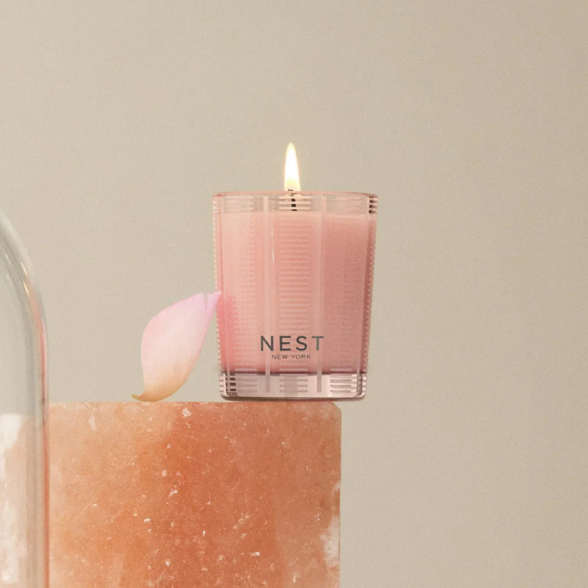 Nest Fragrances Himalayan Salt & Rosewater Votive Candle 2 oz