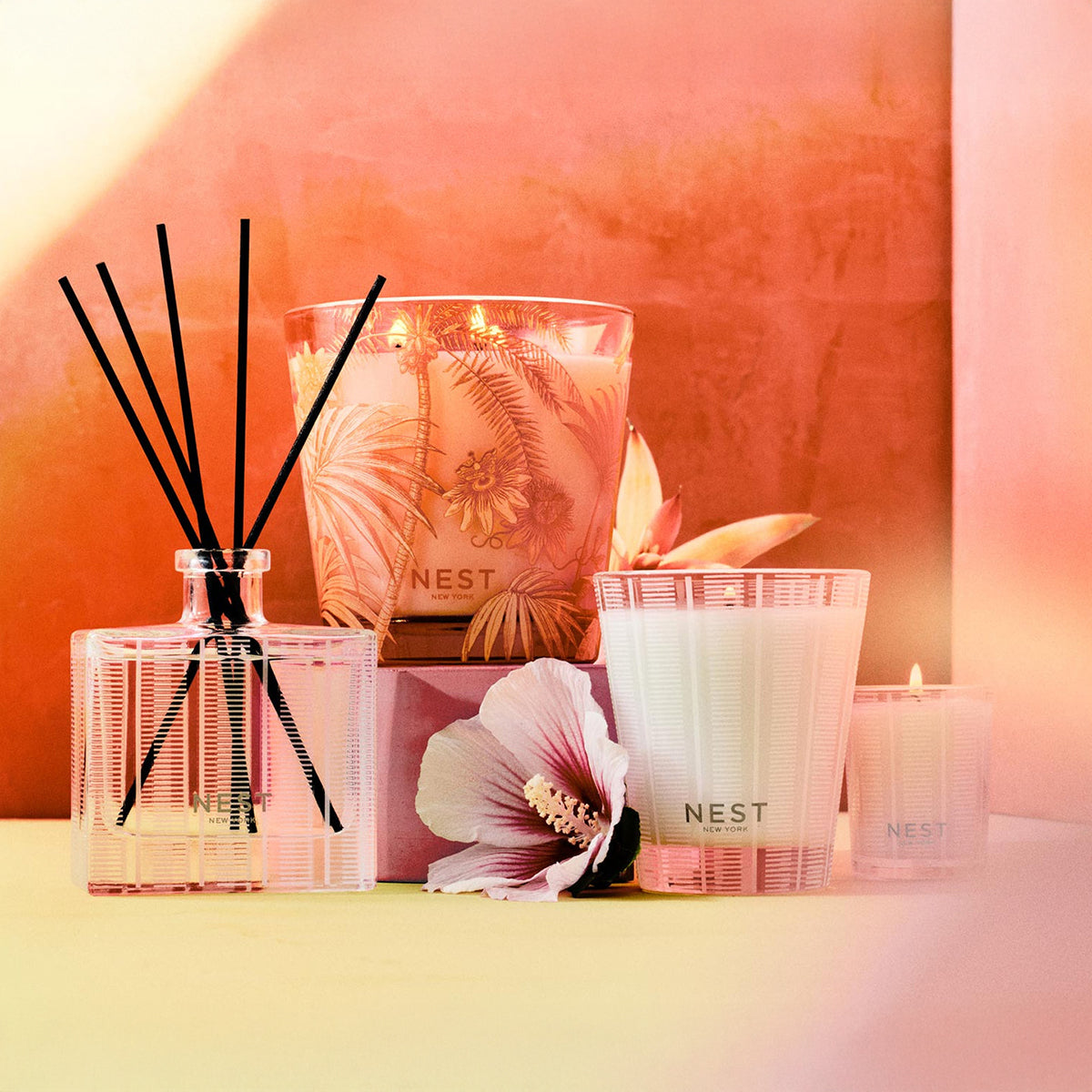 An image of Nest Fragrances Something Tropical Votive Candle - 2 oz