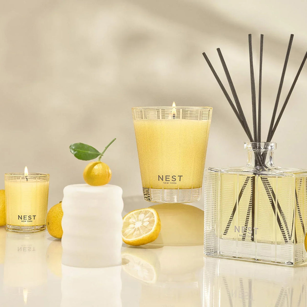 An image of Nest Fragrances Sunlit Yuzu & Neroli Votive Candle 2 oz