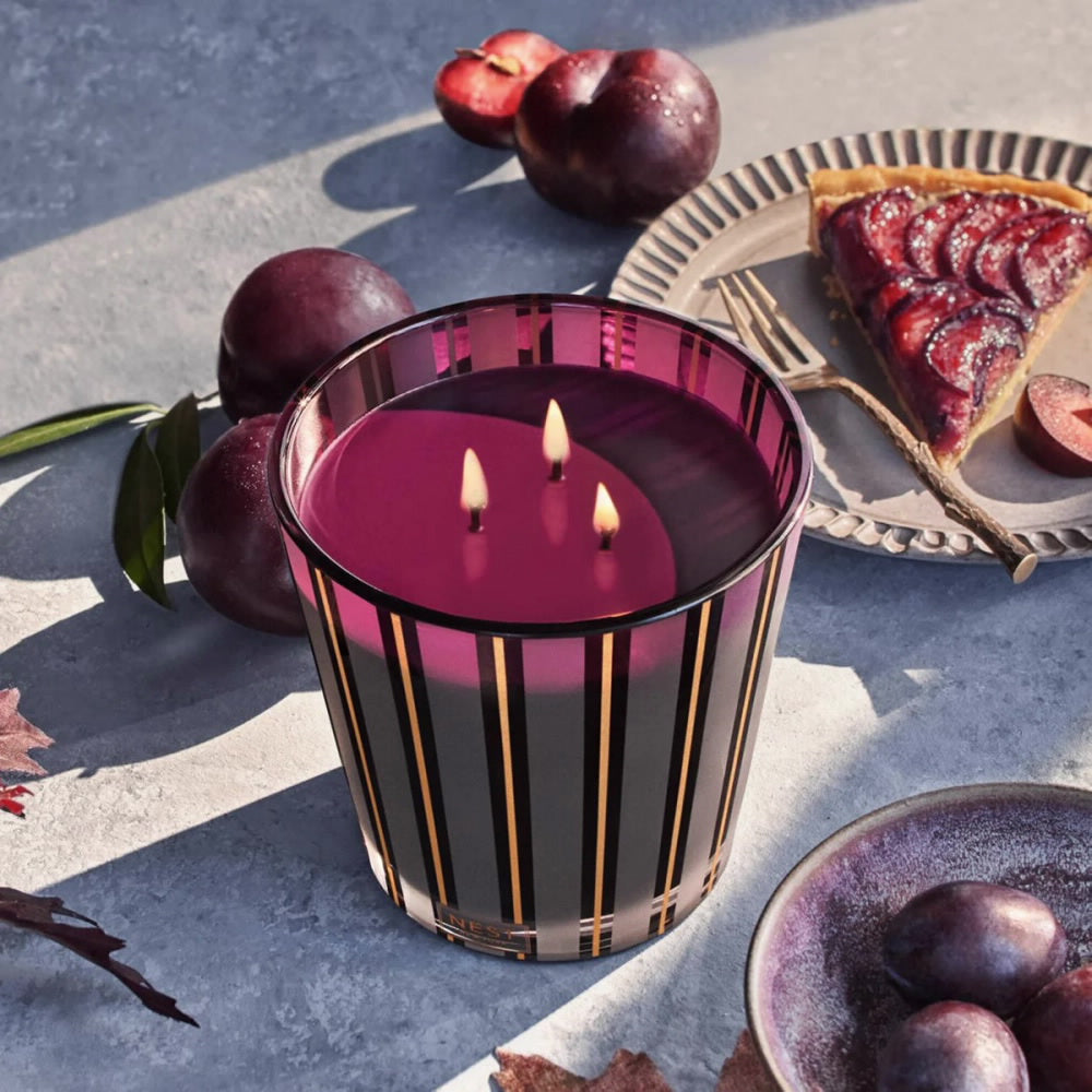 An image of Nest Fragrances Autumn Plum 3-Wick Candle 21.2 oz