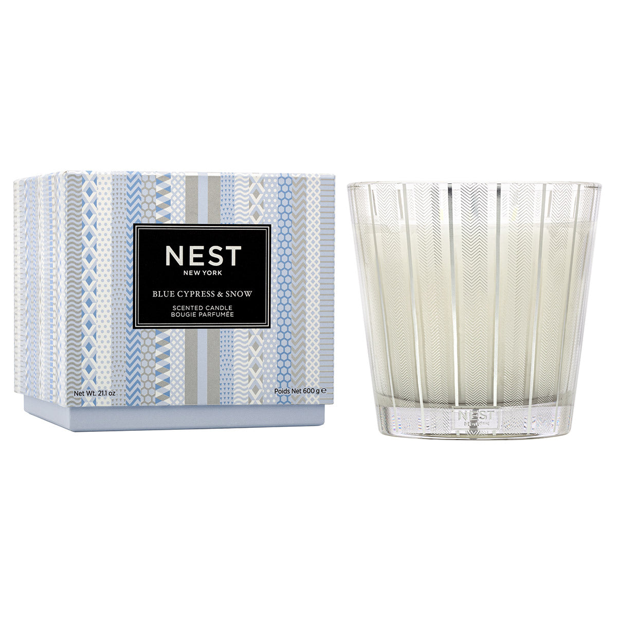 Nest Fragrances Blue Cypress & Snow 3-Wick Candle 21.2 oz