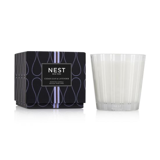 An image of Nest Fragrances Cedar Leaf & Lavender 3-Wick Candle 21.2 oz