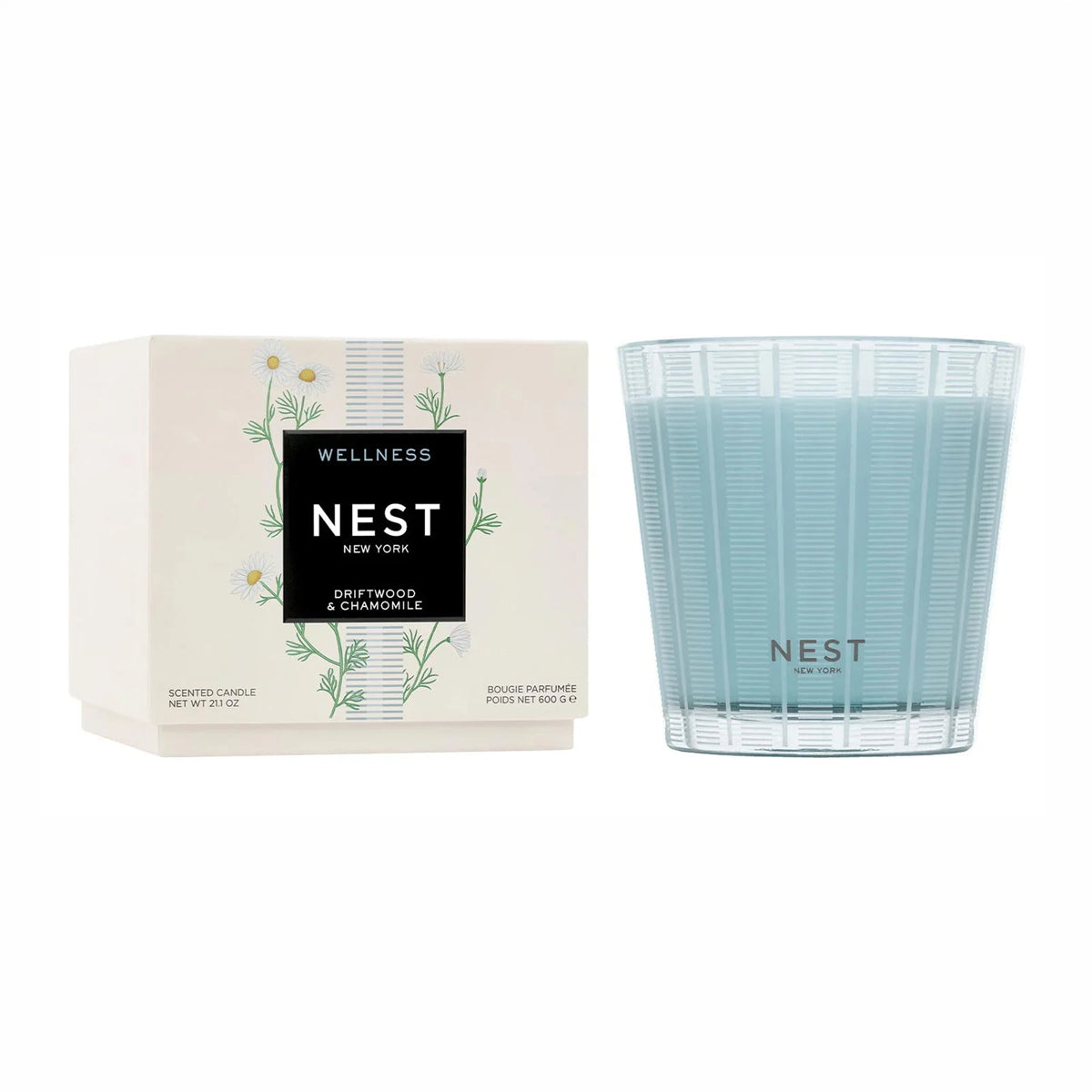 Nest Fragrances Driftwood & Chamomile 3-Wick Candle 21.2 oz