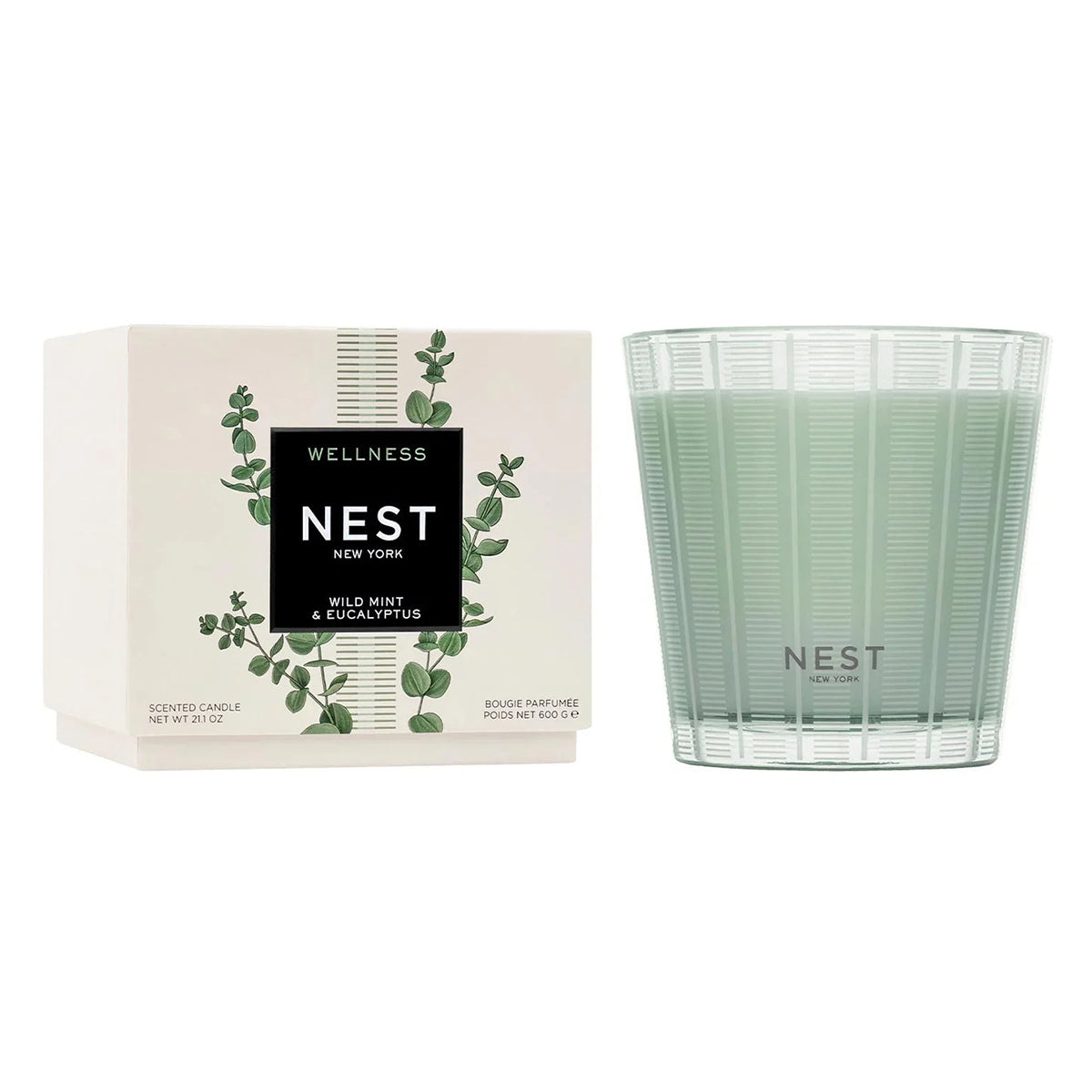 Nest Fragrances Wild Mint & Eucalyptus 3-Wick Candle 21.2 oz