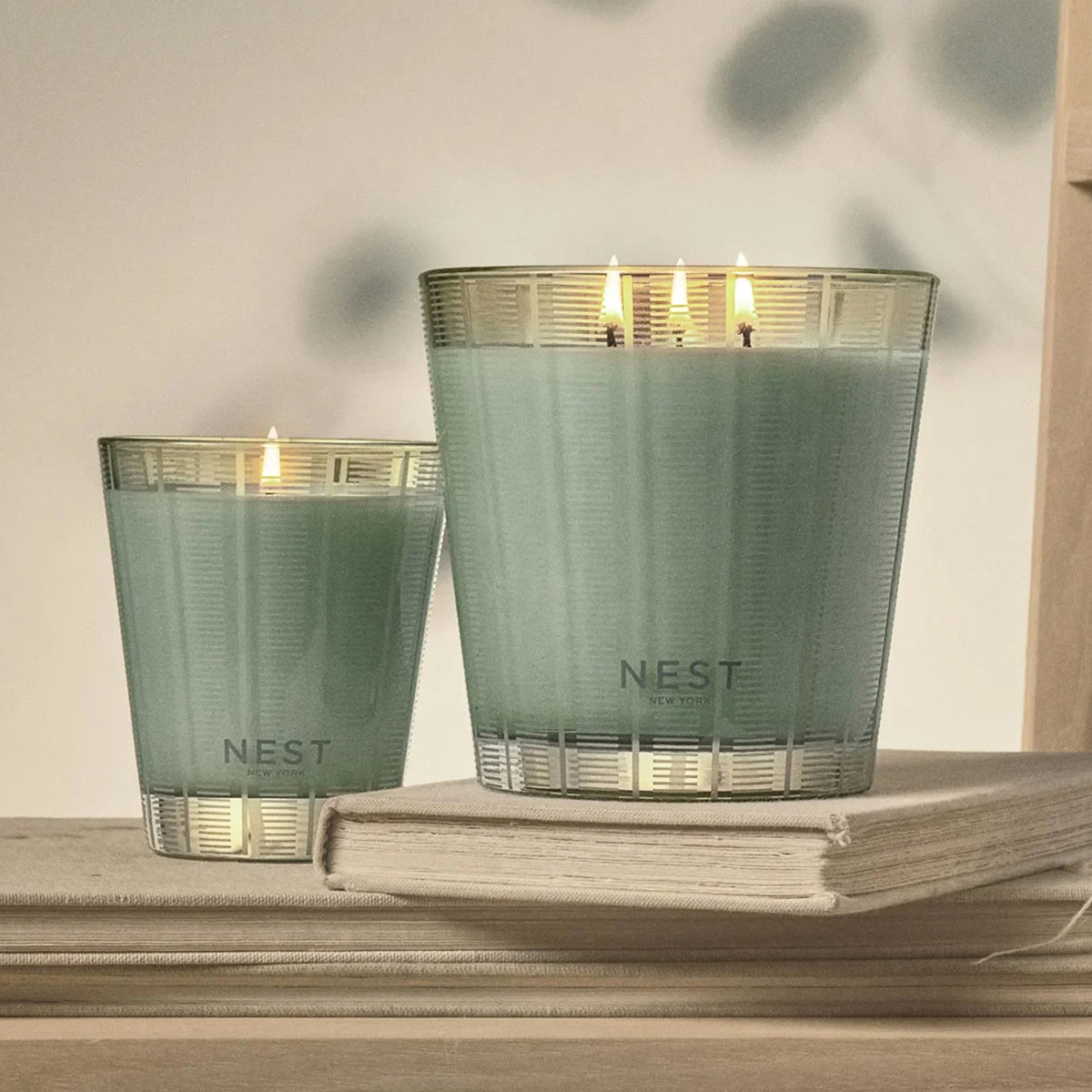 An image of Nest Fragrances Wild Mint & Eucalyptus 3-Wick Candle 21.2 oz