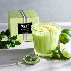 Nest Fragrances Lime Zest & Matcha 3-Wick Candle 21.2 oz
