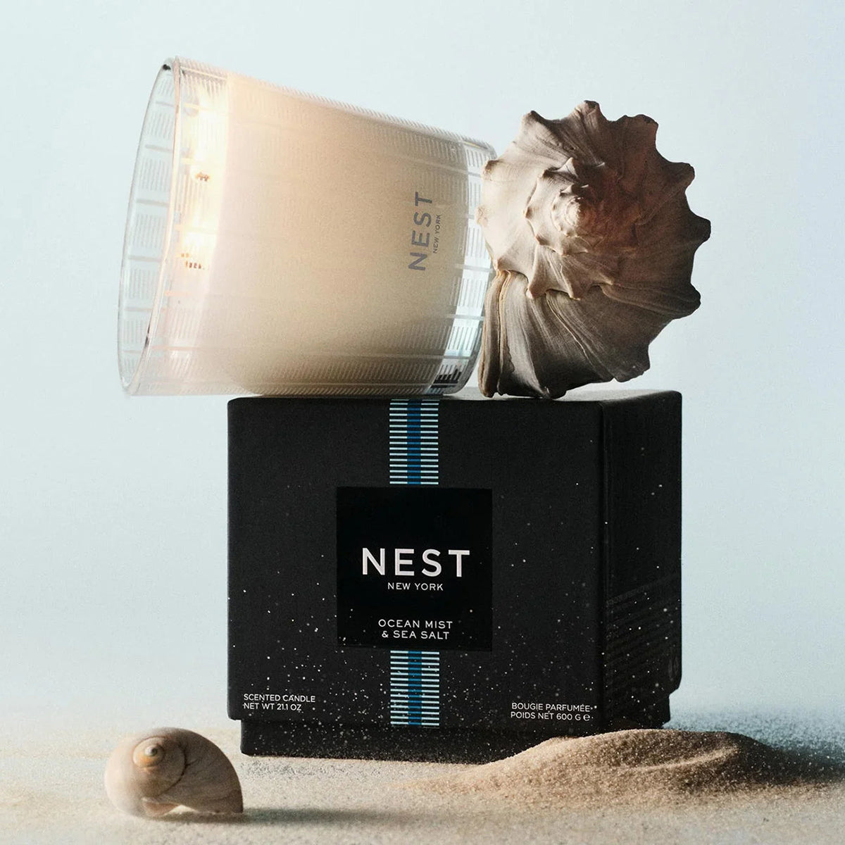 Nest Fragrances Ocean Mist & Sea Salt 3-Wick Candle 21.2 oz