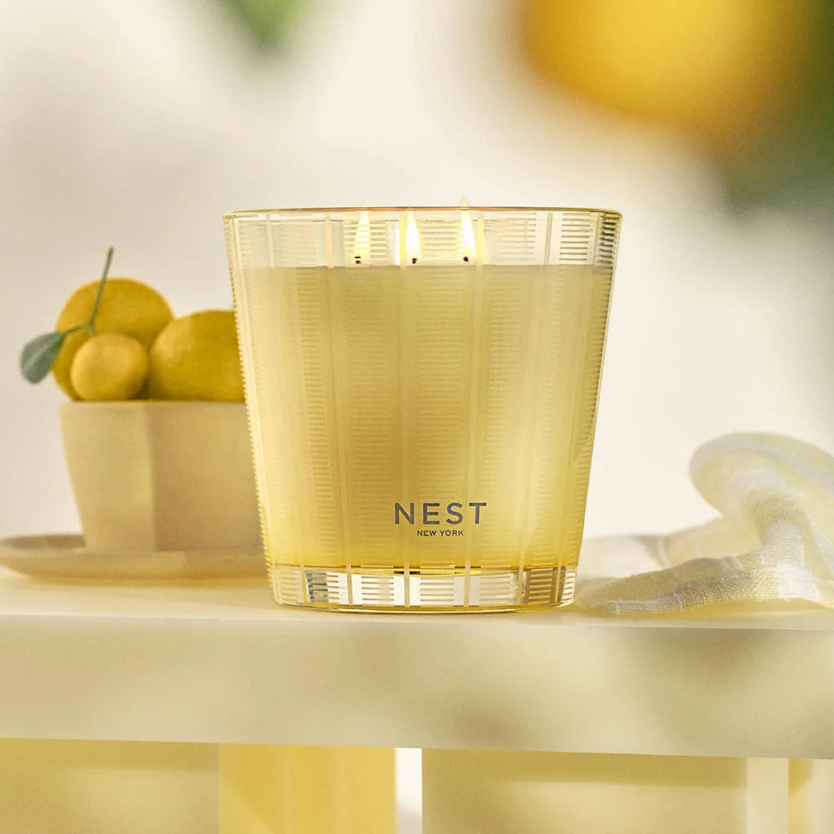 An image of Nest Fragrances Sunlit Yuzu & Neroli 3-Wick Candle 21.2 oz