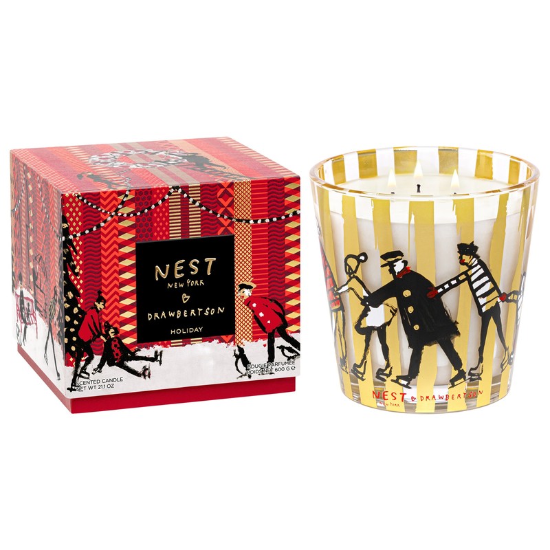An image of Nest Fragrances Holiday Donald Robinson Specialty 3-Wick Candle 21.2 oz