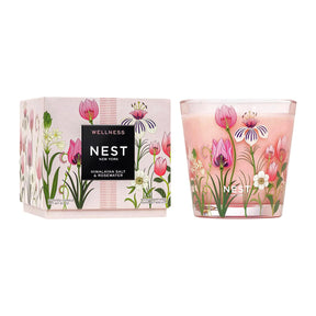 Nest Fragrances Himalayan Salt & Rosewater Decorative 3-Wick Candle 21.2 oz
