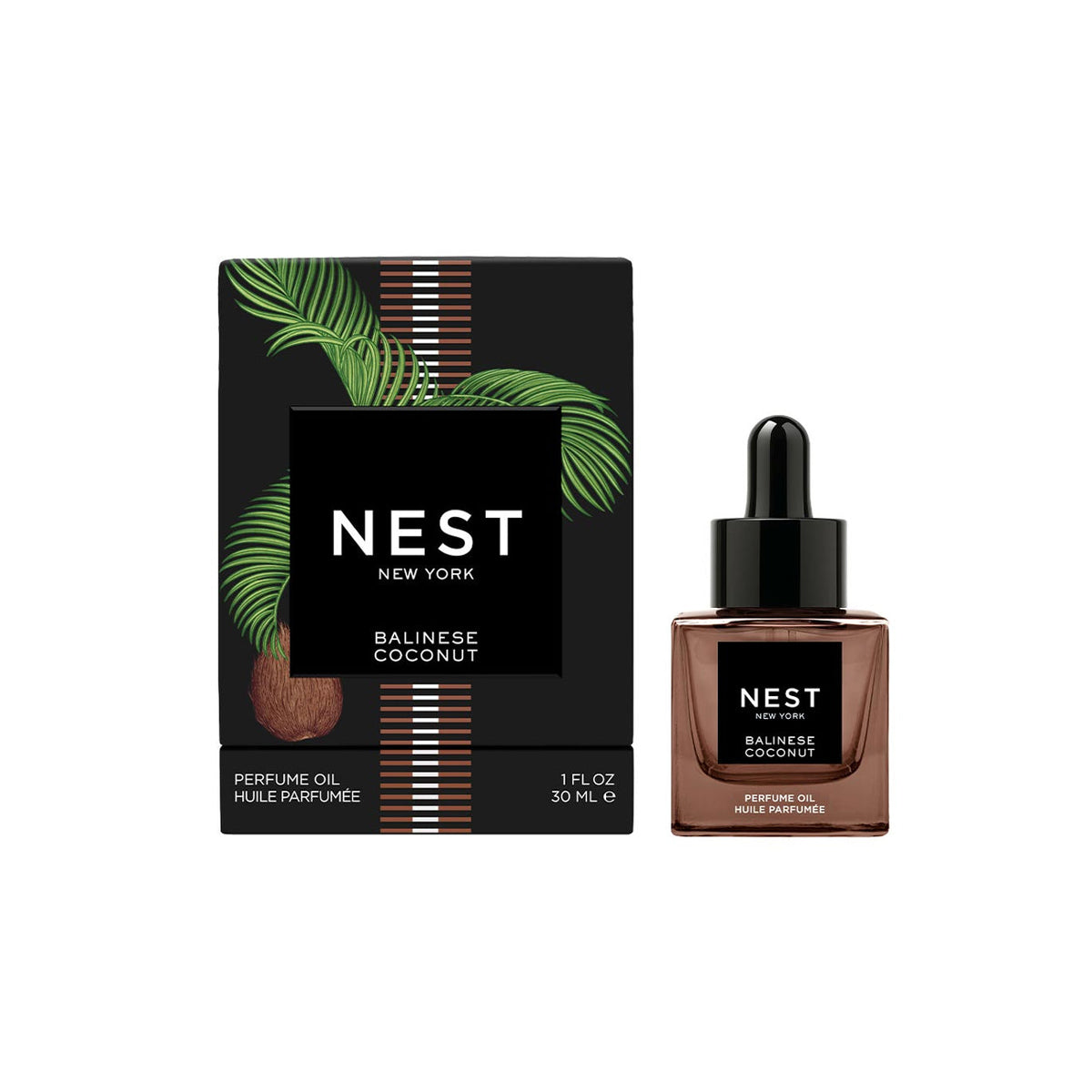 An image of Nest Fragrances Balinese Coconut Perfume Oil 1 fl oz