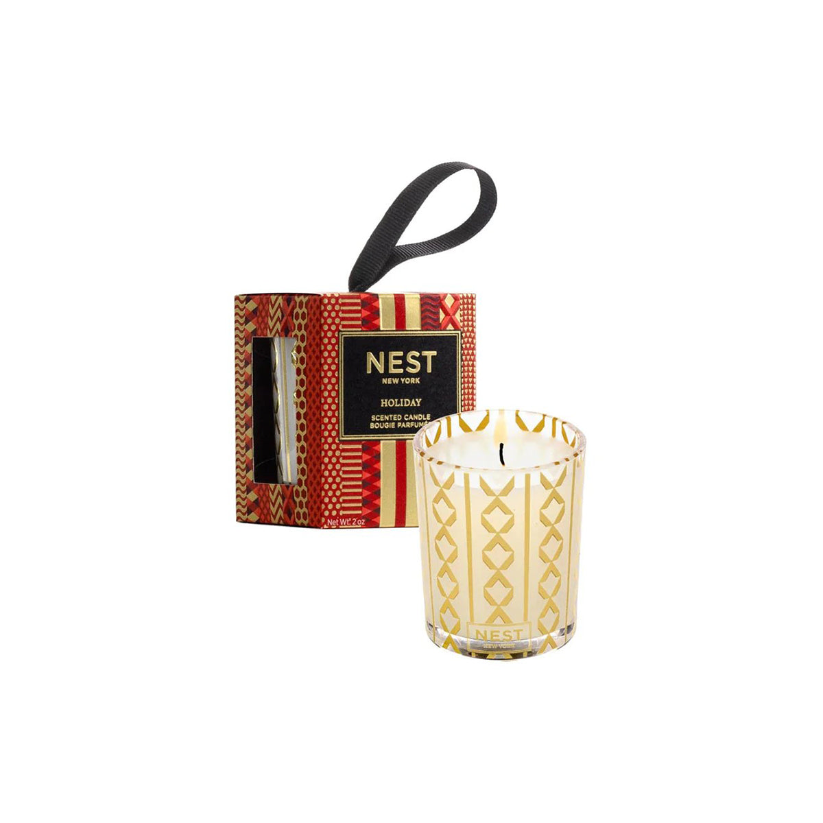 An image of Nest Fragrances Holiday Votive Ornament Candle 2 oz