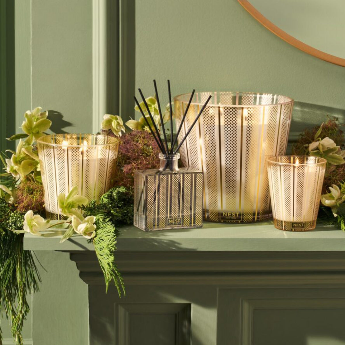 An image of Nest Fragrances Birchwood Pine Luxury Candle 47.3 oz.