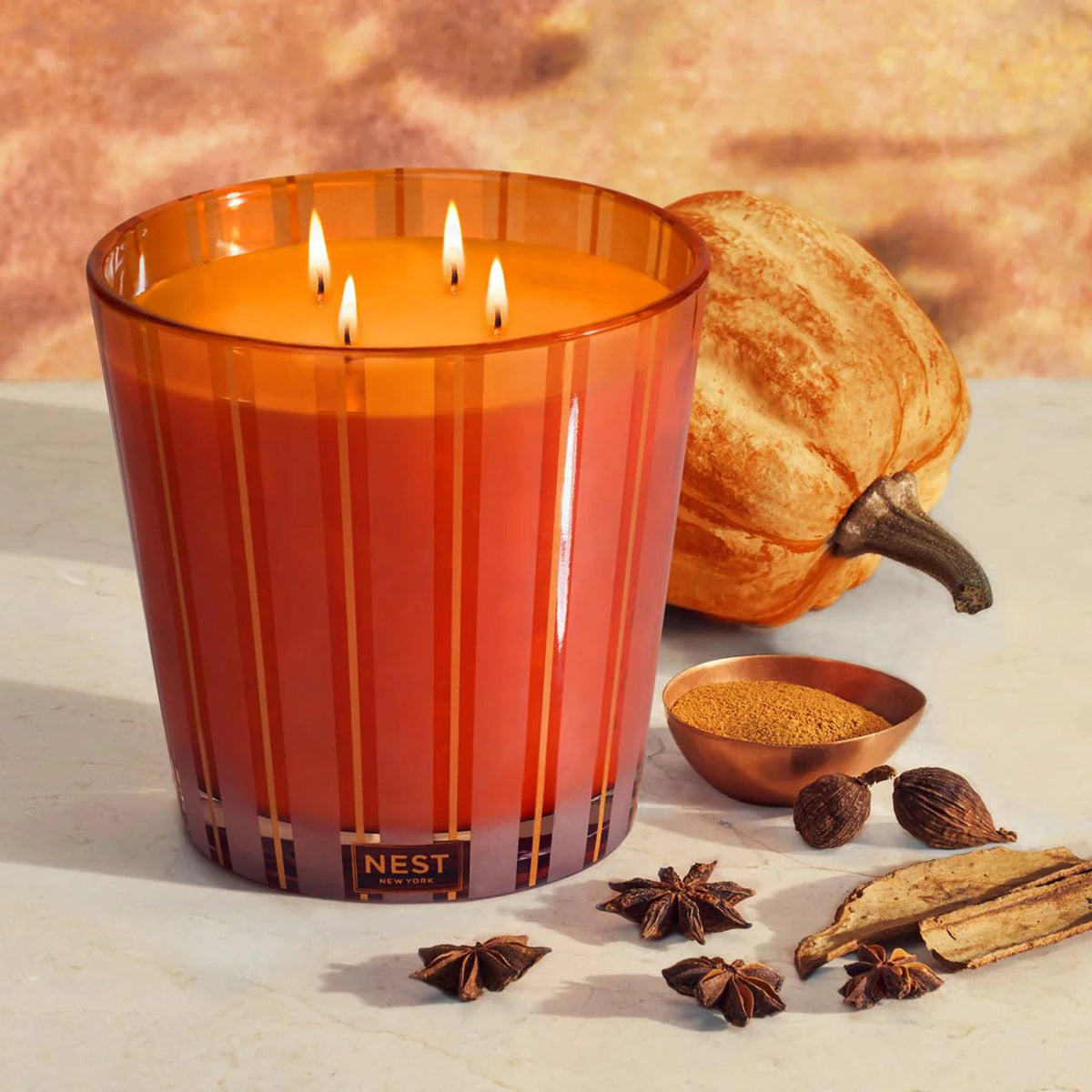 An image of Nest Fragrances Pumpkin Chai Luxury Candle 47.3 oz
