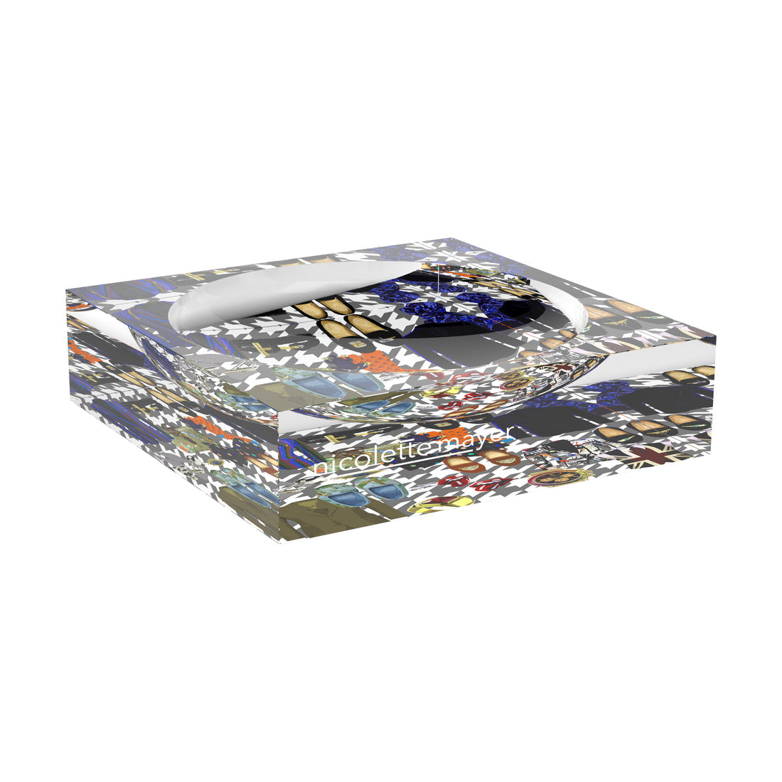 An image of Nicolette Mayer Bougie Men Metal Acrylic Candy Tray