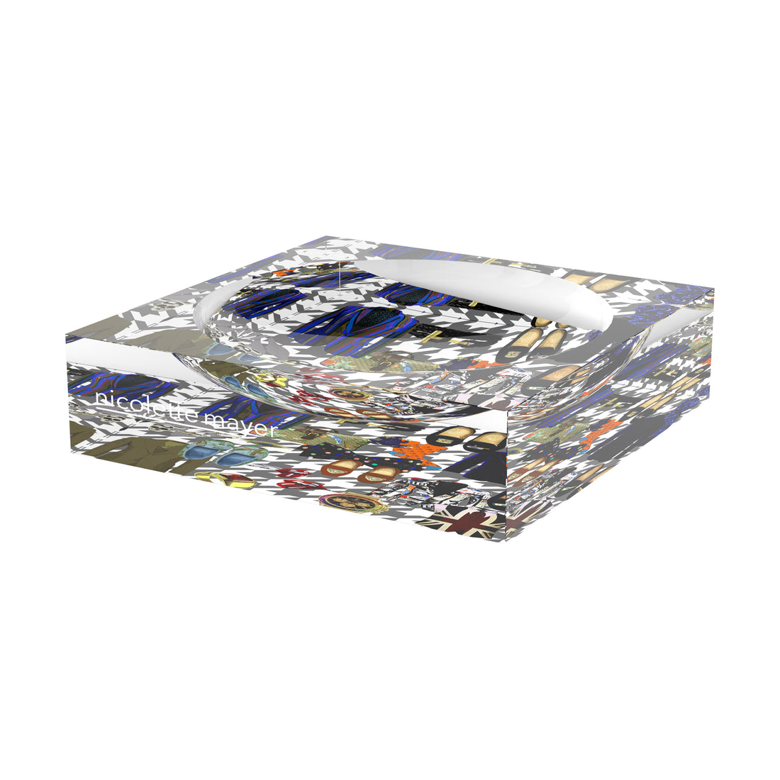 An image of Nicolette Mayer Bougie Men Metal Acrylic Candy Tray