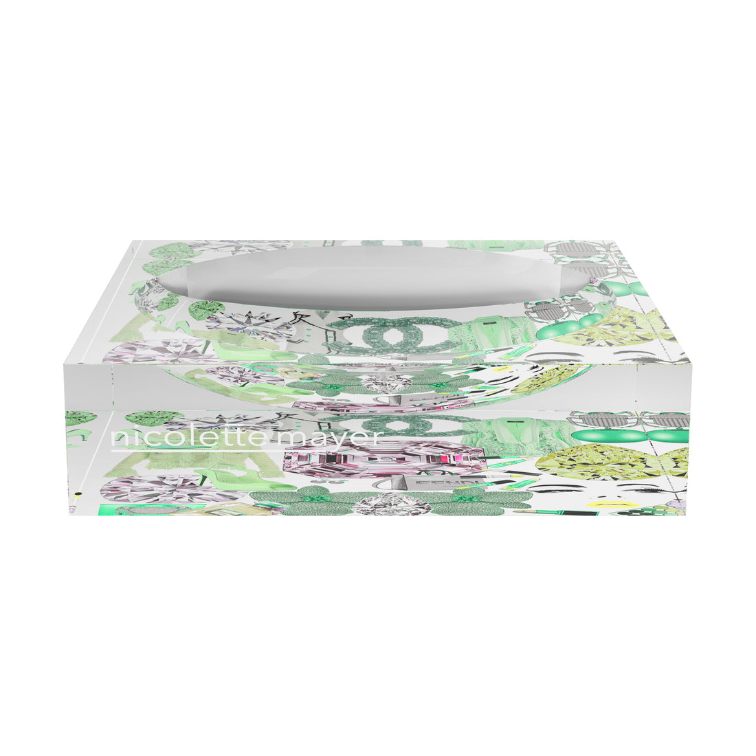 Nicolette Mayer  Bougie Women Mint Lilac Acrylic Candy