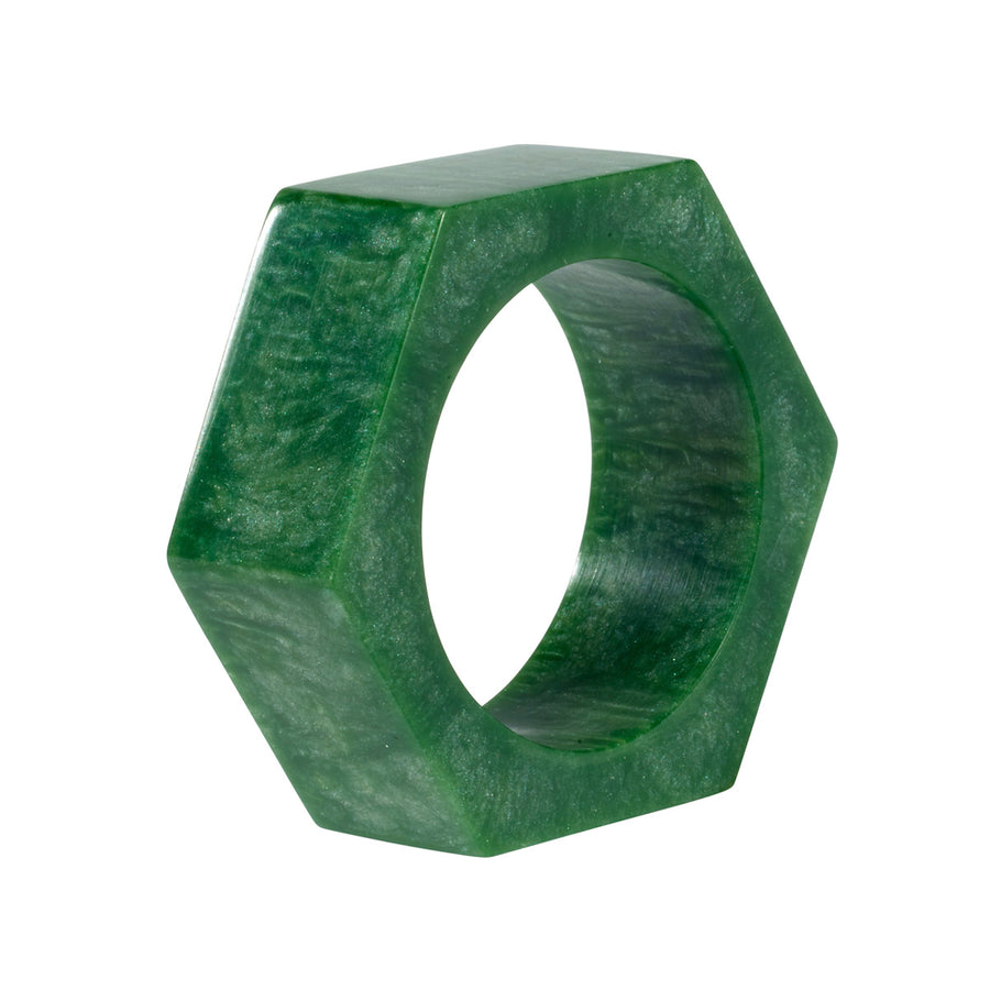 An image of Bodrum Piper Set of 4 Napkin Ring