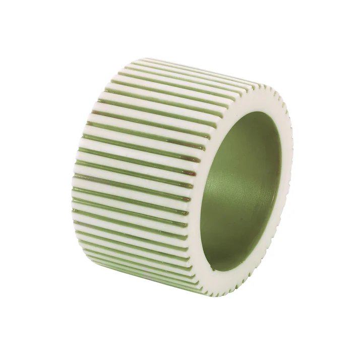 Bodrum Pinstripe Napkin Ring - Set of 4