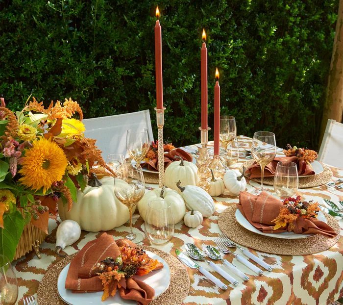 An image of Kim Seybert Fall Frolic Napkin Ring - Set of 4